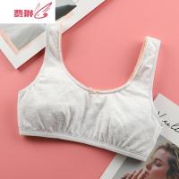 发育期抹胸小背心初中高中学生12-15-16岁无钢圈文胸罩少女内衣 费琳胸罩