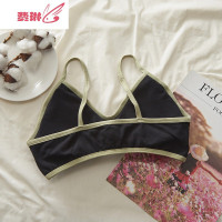 内衣学生高中少女文胸薄款发育期吊带小背心聚拢大学胸罩运动 费琳胸罩