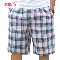 夏天中青少年沙滩裤男士休闲宽松五分裤居家睡裤大裤衩 费琳