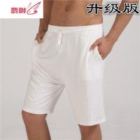 夏季五分裤男士睡裤宽松家居裤男夏季大码睡裤沙滩裤 费琳