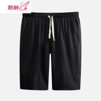夏季男士沙滩裤中裤运动大码宽松夏天大裤衩家居睡裤 费琳
