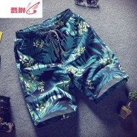 冬季男士修身大裤衩印花短裤睡裤休闲裤工装裤中裤潮 费琳