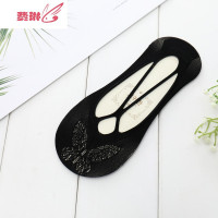 夏季船袜女士时尚网眼短袜吊带防脱跟浅口低帮袜薄款简约隐形 费琳