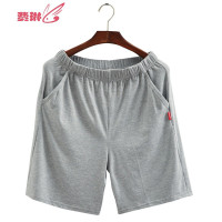 夏季薄款男士五分裤家居睡裤宽松大码沙滩裤居家休闲 费琳