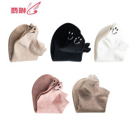 女袜子女笑脸短袜低帮浅口ins潮短筒韩国日系可爱薄款 费琳