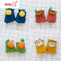 儿童短袜女薄款夏季宝宝袜子卡通可爱浅口袜童女童低帮短袜 费琳