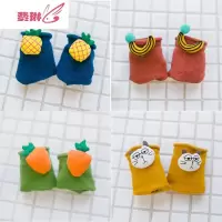 儿童短袜女薄款夏季宝宝袜子卡通可爱浅口袜童女童低帮短袜 费琳