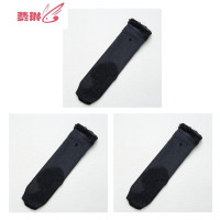 薄堆堆女日韩时尚闪亮金银丝薄纱中筒袜个性潮袜木耳边女袜 费琳短袜袜子