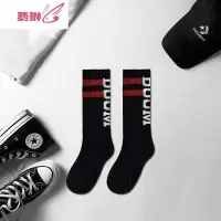款个性日系ins潮袜短袜韩国街头滑板中长筒袜子女 费琳