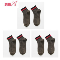 日系天薄款金银丝袜子女士低帮时尚韩版条纹短袜银葱潮袜ins 费琳