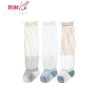 婴儿袜子夏季薄款长筒儿宝宝中筒女童过膝防蚊袜 费琳