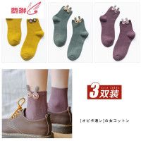 袜子女中筒夏天堆堆月子薄款长袜网红日系底ins潮 费琳