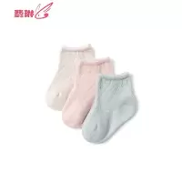 婴儿袜子夏季薄款儿幼儿女宝宝儿童短袜透气无骨袜 费琳