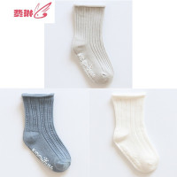 婴幼儿袜子松口短袜防滑学步袜0-3月女宝宝中筒袜 费琳