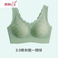 泰国乳胶 文胸内衣女薄款无钢圈小胸大码显小聚拢一片式内衣 费琳文胸套装