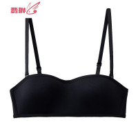 无肩带隐形文胸防滑无钢圈内衣女婚纱抹胸聚拢胸罩夏季薄款 费琳文胸套装
