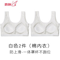 无钢圈聚拢少女抹胸运动内衣女一体背心式学生薄款裹胸文胸罩 费琳胸罩