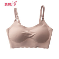 吊带内衣女一体文胸罩无钢圈小胸聚拢薄款运动背心抹胸式防走光 费琳胸罩