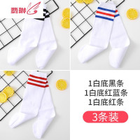 儿童长筒袜过膝薄款女童堆堆中筒袜学生潮半足球袜子 费琳