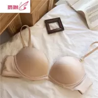 bi入文胸轻薄聚拢基础胸罩舒适无钢圈内衣大胸显小 费琳胸罩