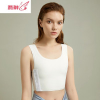 束胸les短款帅t塑胸背心裹胸束胸衣绷带运动大胸显小内衣女 费琳文胸胸罩