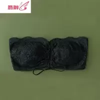 无肩带上托抹胸蕾丝花边胸罩内衣女无钢圈美背性感文胸 费琳胸罩