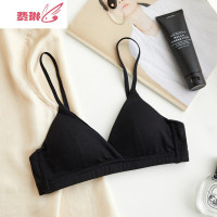 质无钢圈内衣女光面薄款夏季小胸聚拢学生少女文胸罩 费琳胸罩