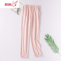 睡裤女长裤宽松大码棉灯笼裤情侣休闲可外穿家居裤男 费琳