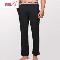 凯文弗kvf男装家居休闲长裤 简约纯色睡裤 柔薄瑜伽裤男 费琳