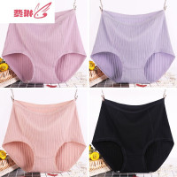 妈妈内裤中年妇女士高腰过肚脐中老年码老妈短裤棉老人 费琳