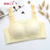 内衣女无钢圈 文胸聚拢防走光抹胸式女文胸蕾丝内衣收副乳小胸 费琳文胸套装