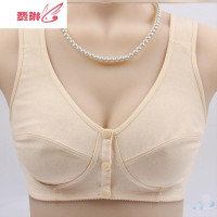 女士薄款大胸小胸前开扣聚拢内衣胸罩中老年文胸跑步妈妈 费琳胸罩