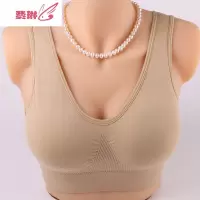 妈妈款中年女性文胸舒适女士内衣中老年背心式大码无钢圈胸罩 费琳胸罩