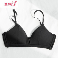 靴下物超薄无钢圈三角杯女法式内衣bra性感小胸文胸 费琳文胸套装