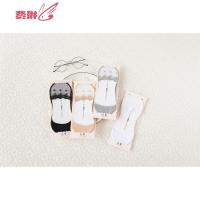 船袜女浅口隐形脚底袜夏季薄款短袜硅胶防滑蕾丝夏天袜子 费琳