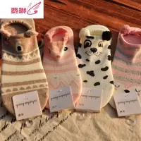 船袜女浅口薄款可爱卡通韩国隐形短袜立体耳朵短袜低帮日系夏 费琳