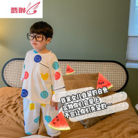 儿童睡衣短袖套装夏薄款宝宝夏季服夏天男童女童男孩小童 费琳