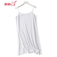 睡裙女宽松内衣吊带睡衣长裙大码背心夏季薄款内搭裙 费琳