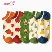 袜子女船袜夏季薄款女士短袜浅口韩版ins潮可爱棉袜日系低帮潮袜 费琳