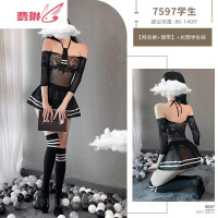 性感情趣内衣丝袜制服超骚服装床上诱惑套装 费琳