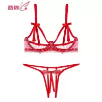 性感情趣内衣骚开档挑逗套装超骚诱惑血滴子服装 费琳