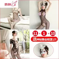 情趣内衣丝袜撕扯骚调情服装性感女大码透明套装开档 费琳