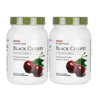 【2瓶装】美国进口 健安喜(GNC) 黑樱桃黑莓浓缩精华胶囊120粒