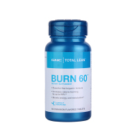美国进口 健安喜(GNC) 加强左旋肉碱500mg60粒+瓜拉纳burn60 两瓶装组合 男女通用