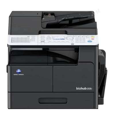 柯尼卡美能达bizhub205i A3黑白激光数码复印打印扫描多功能复合机 20页/分钟 55页/分钟多页快速扫描 自动双面打印 网络打印彩色扫描(输稿器+单纸盒)