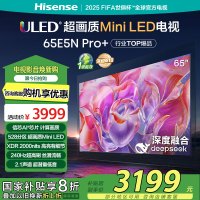 海信电视65E5N Pro+ 65英寸 DeepSeek AI电视 528分区Mini LED 65E5ND-PRO