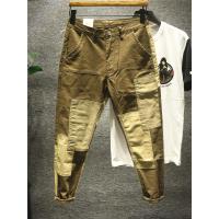 新款hi 不规则多色拼接修身小脚男士长牛仔裤港风ins帅气乞丐