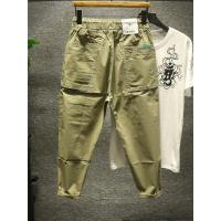 新款Hi 呼吸透气哈伦英伦小西裤男士时尚潮流九分休闲锥形裤百搭潮