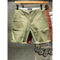 新款Hi 复古美式chino纯色净版休闲短裤男士夏季修身百搭五分裤潮