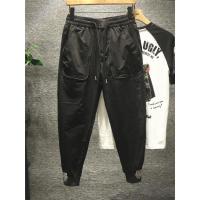 新款Hi 心机刺绣老虎头休闲裤男束脚天丝软丝滑透气九分束脚